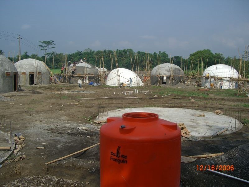 domes building in indonisea